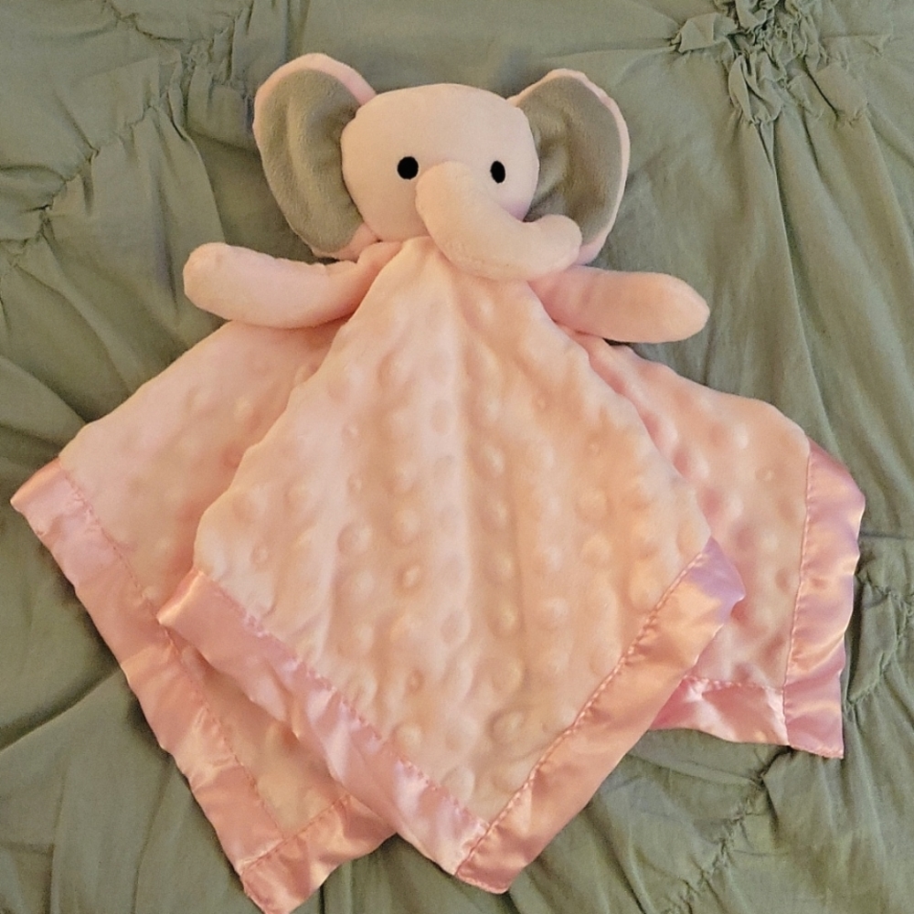 NIB Pink Elephant Security Blanket